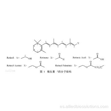 Retinol de vitamina A soluble en grasa